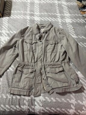 Old Navy Women's Utility Jacket - Light Gray